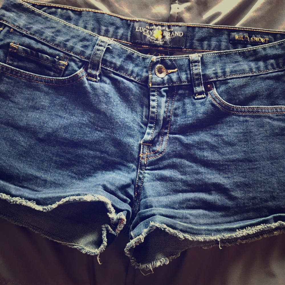 Lucky Brand Cutoff Jean Shorts